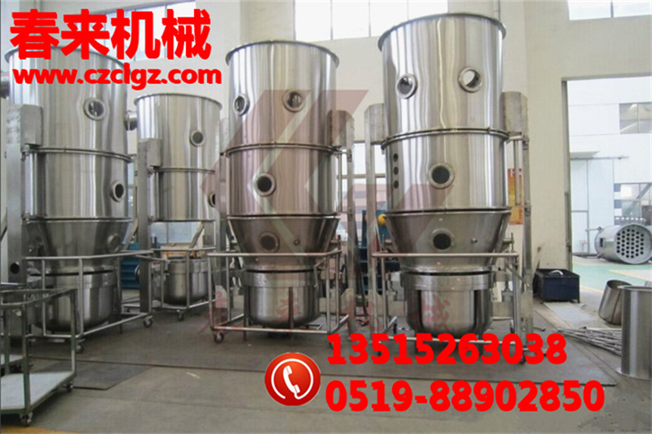 FL係列沸騰製粒幹燥機的原理圖解