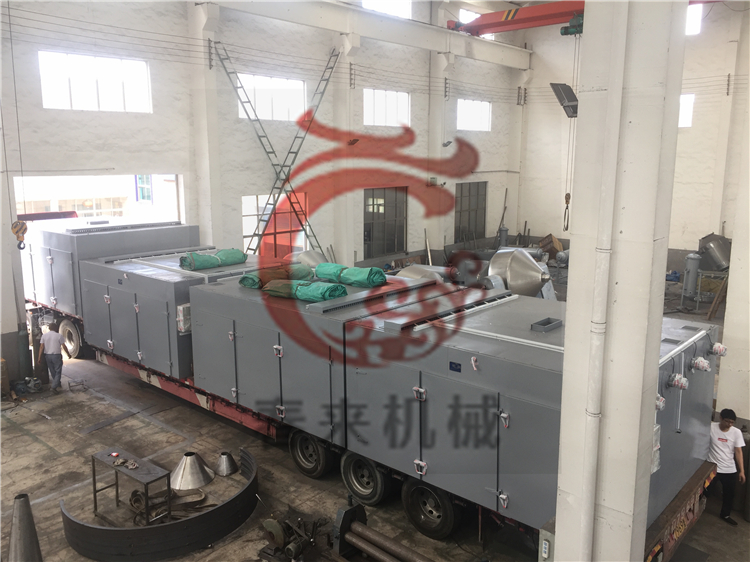 CT-C-非標型雙開門熱風循環烘箱的發貨現場