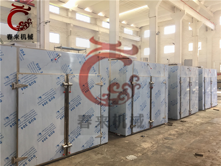 台灣客戶12台I型熱風循環烘箱的發貨現場