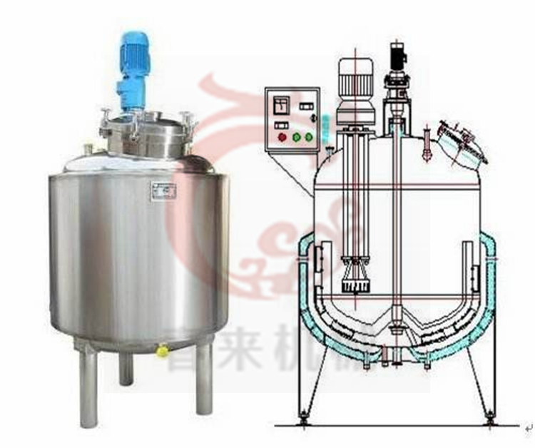 雙攪拌刮板式反應罐