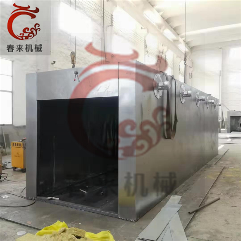大型非標熱風循環烘箱的生產現場