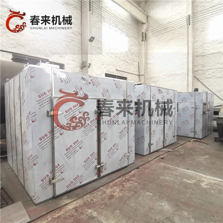 新疆客戶4台CT-C-II型熱風循環烘箱的待裝發貨現場