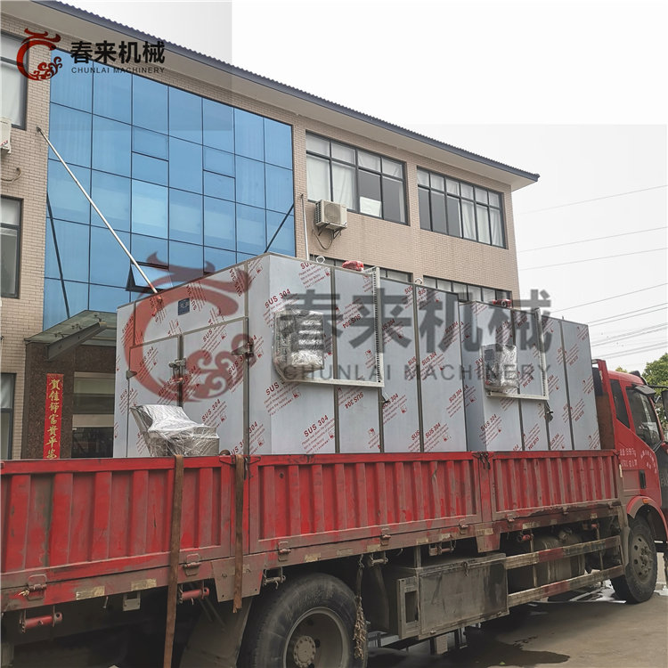 河北客戶2台CT-C-II型熱風循環烘箱的發貨現場