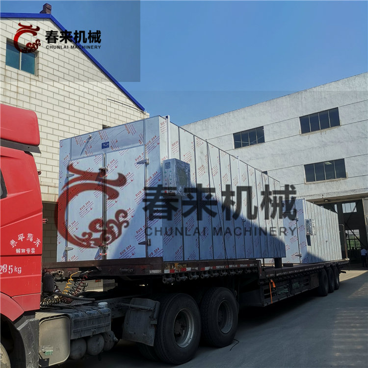 河北客戶2台CT-C-非標型熱風循環烘箱的發貨現場