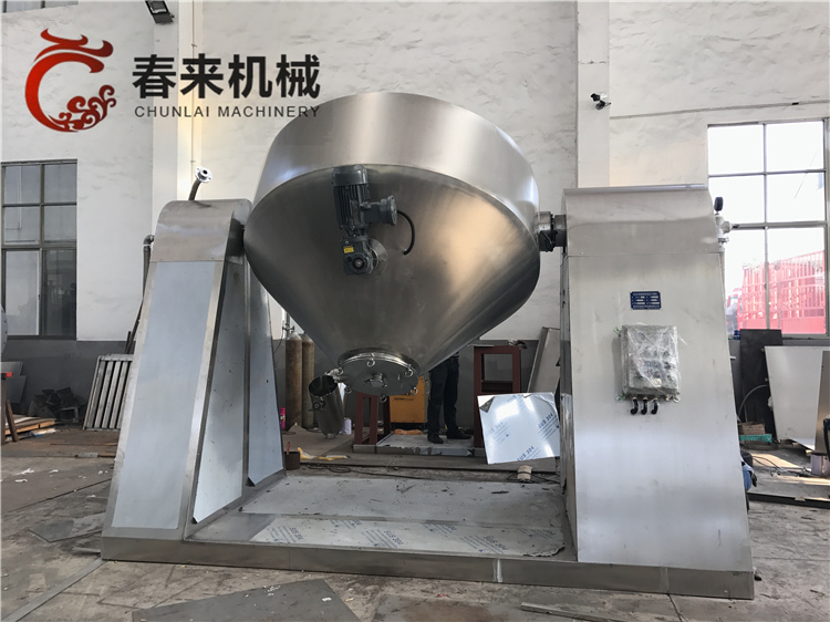 春來機械-雙錐回轉真空幹燥機的正確操作方式
