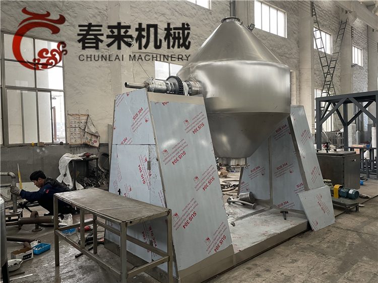 春來機械-影響雙錐回轉真空幹燥機幹燥速度的因素
