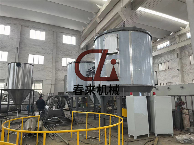 春來機械-盤式連續幹燥機的主要操作流程